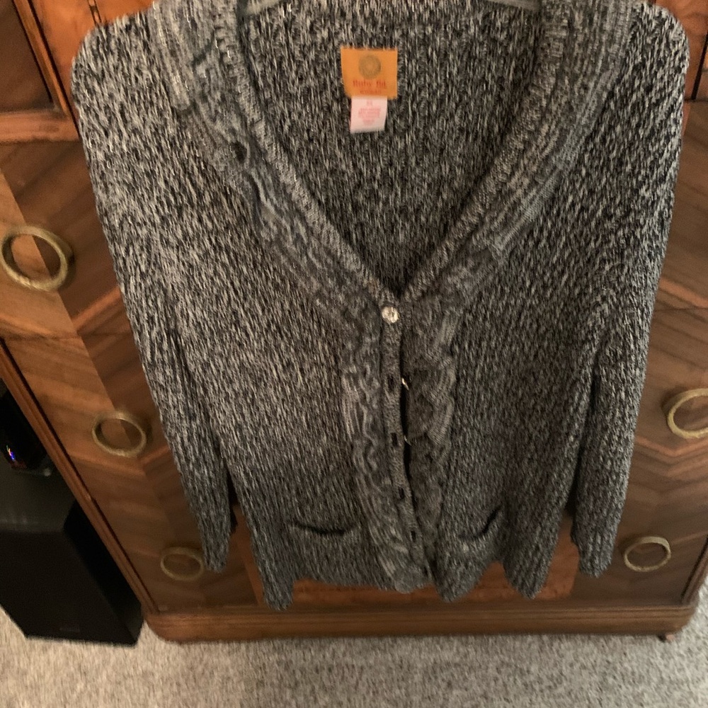 Ruby Red Cardigan Sz 2X